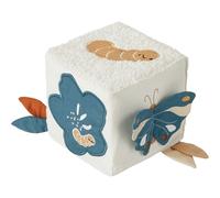 Cube activités bébé en tissus doux Petit Papillon Fabelab® coton bio