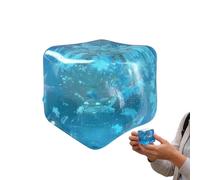 Cube Anti-Stress à Retour Lent | 4 cm Cube Moelleux à Réapparition Lente | Jouets à Presser pour - pour Adultes Salle de Classe Travail Étude Maison Voyage