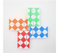 Cube Anti-Stress Orange, 1 Pièce, #1, Jouets Amusants, Puzzle De Forme Étrange Arc-En-Ciel