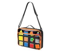 Cube Bag Soft Transparent Bandoulière Réglable | Support cube de vitesse pour les compétitions de voyage, les activités de plein air, les amateurs de collectionneurs