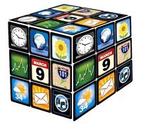 Cube Casse-Tête Icônes De Smartphone - Cube Magique * Dimensions : 55 X 55 X 55 Mm* Matière : Pvcfonctions : Casse-Tête Apps