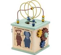 Cube d activites 5-en-1 en bois Multicolore G