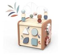 Cube d activités bois 5 en 1 Beige G