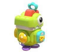 Cube d'activité anneau à déchirer supérieur avec effet sonore de dinosaure | Cube pour activités d'apprentissage précoce pour enfants et filles, coordination œil-main et motricité fine