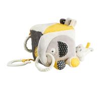 Cube d'activités bébé en velours - babyfan gris TU