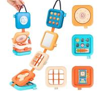 Cube d'activité bébé, Jouet Bebe, jouet montessori, Sensoriels Jouets Enfant,jouets de voyage en avion pour enfants, 2 3 Ans