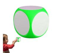 Cube d'activité d'écriture - Grands dés vides effaçables à sec, jouets éducatifs multifaces, aides à l'enseignement, pions de bricolage | pour apprendre les accessoires de travail d'équipe pour d