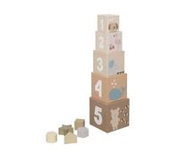 Cube d'activité empilables 1-5 nature JaBaDaBaDo