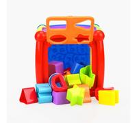 Cube D'Activité Musicale, Horloge, Blocs Géométriques, Trieur, Jouet Éducatif Pour Enfants En Bas Âge