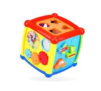 Cube D'Activité Musicale, Horloge, Blocs Géométriques, Trieur, Jouet Éducatif Pour Les Tout-Petits