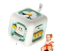Cube d'activités adapté aux | jeu éducatif de voyage pour compétences motrices, jouets cubes pour activités exigeantes | pour garçons et filles, anniversaire, vacances et avions