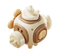 Cube d'activités - Boîte d'activités à Six Faces - Jouet sensoriel en Forme de Lapin,pour, Maternelle, Apprentissage précoce, Jeux en Famille, Voyage, Sol, Jardin d'