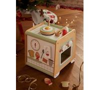 Cube d'activités cuisine en bois FSC® beige TU