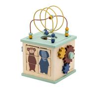 Trixie Cube d'activités en bois 5-en-1 Multicolore