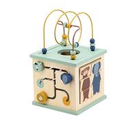 Cube d activites 5-en-1 en bois Multicolore G