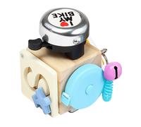 Cube D'Activités En Bois Pour Bébé, Jouet Éducatif Montessori, Apprentissage Des Compétences De Vie De Base, Développement De L'Intelligence, Musique