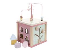 Cube d'activités en bois wild flowers