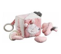 Cube d'activités - Lilibelle - Blanc - Pour fille - 9x9 cm - Polyester - A partir de 1 mois