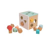 Cube d'activités Mookie OF212 en bois FSC multicolore
