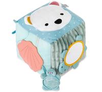Little Big Friends – Cube d'activités en tissu pour bébé – Sensoriel Montessori – Tout doux – Océan