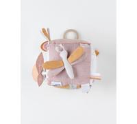Cube D'activités Popsie Gigi & Louli En Veloudoux® Rose, Écru, Ocre TU