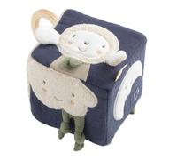 Cube d'activités - SAUTHON - PETIT NUAGE - Coton bio - 6 faces d'éveil - Anneau bois