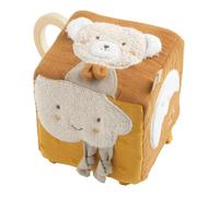 Cube D'activités Bébé En Coton Bio - Petit Coeur Jaune TU