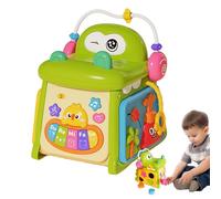 Cube d'apprentissage,Jeu Éducatif Musical Interactif Crocodile Ludique - Jouet Boîte à Musique pour ,Idéal pour École Maternelle Voyage Anniversaire Halloween Cadeau Garçons