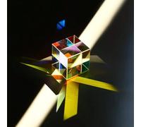 Cube de 25 mm à facettes suspendus Cristaux dichroïques Cube de couleur CMY Mixing Color Cube Prismes Dichoiques Multicolore Verre optique X-Cube Prisme de dispersion RVB pour cours de physique