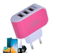 Cube de Chargeur USB, Bloc de Chargeur USB Plusieurs Ports 3 | Bloc de chargement USB compact Pour téléphone portable à domicile couleurs brillant