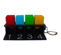 Cube de correspondance de couleur mentale - Tours de magie - Illusions - Gimmicks - Mentalisme - Accessoires de magie - Gros plan - Magie - Psychologie - Drôle (pro)
