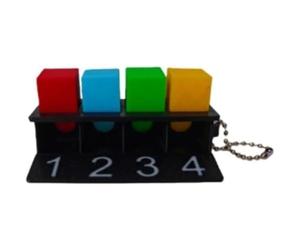 Cube de correspondance de couleur mentale - Tours de magie - Illusions - Gimmicks - Mentalisme - Accessoires de magie - Gros plan - Magie - Psychologie - Drôle (pro)