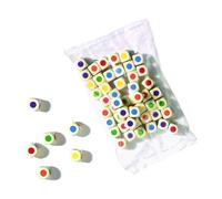 Cube De Couleur - 16 Mm - 50 Pièces