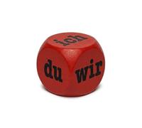 Cube de décision « Ich Du wir » en bois