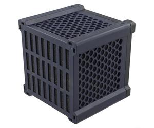 Cube de filtre à eau pour aquariums de chevaux et de poissons, cube en plastique de 115 mm avec charbon actif pour traitement de l'eau