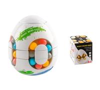 Cube De Haricots Magiques Rotatif-3 En 1, Jouets Boule De Décompression Rotative, Petites Perles, Développement Du Cerveau Éducatif