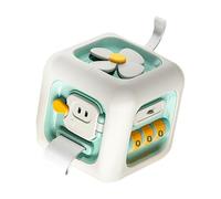 Cube de Jeu d'activité pour, Jeu de Voyage éducatif pour favoriser la motricité Fine - Planche d'activité, dés de motricité en déplacement, pour Les et Les Filles pour Un Anniversaire