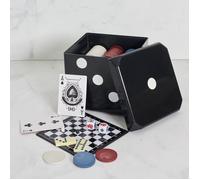 Cube de Jeux "6 en 1" 16cm Noir & Blanc