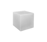 Cube De Lumière CUMULUS Blanc 60Cm Carré Décoration Terrasse Lampe