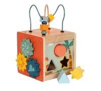 Small Foot Design – Cube de motricité Dino – Bois FSC® 100% – À partir de 12 mois – 12618