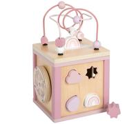 Cube De Motricité En Bois Rose TU