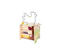 Small Foot Design - Cube motricité 11733 Vie de Campagne en bois - Circuit, formes, tri - Dès 1 an