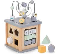 Cube de motricité Montessori en bois - Jeu éducatif 5 en 1 pour jeunes enfants