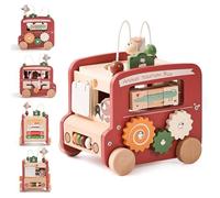 Cube de motricité OESSUF 9 en 1 en bois pour bébé à partir de 1 an