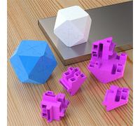 Cube De Puzzle En Trois Dimensions, Jouets Éducatifs, Blocs De Décompression, Colorés, Cadeau Pour Enfants