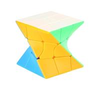 Cube de puzzle ergonomique torsadé ABS pour performances de Speedcubing pour l'apprentissage créatif Cubes magiques éducatifs de taille standard