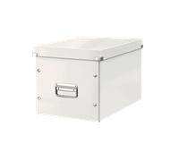LEITZ Boîte de rangement Click & Store WOW Cube L, blanc Blanc G