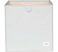 3 Sprouts Cube de rangement Uni – en tissu recyclé – vert