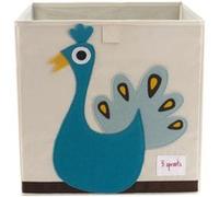Cube de rangement jouets 3 Sprouts Paon Multicolore G
