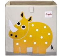 Cube de rangement jouets 3 Sprouts Rhino Multicolore G